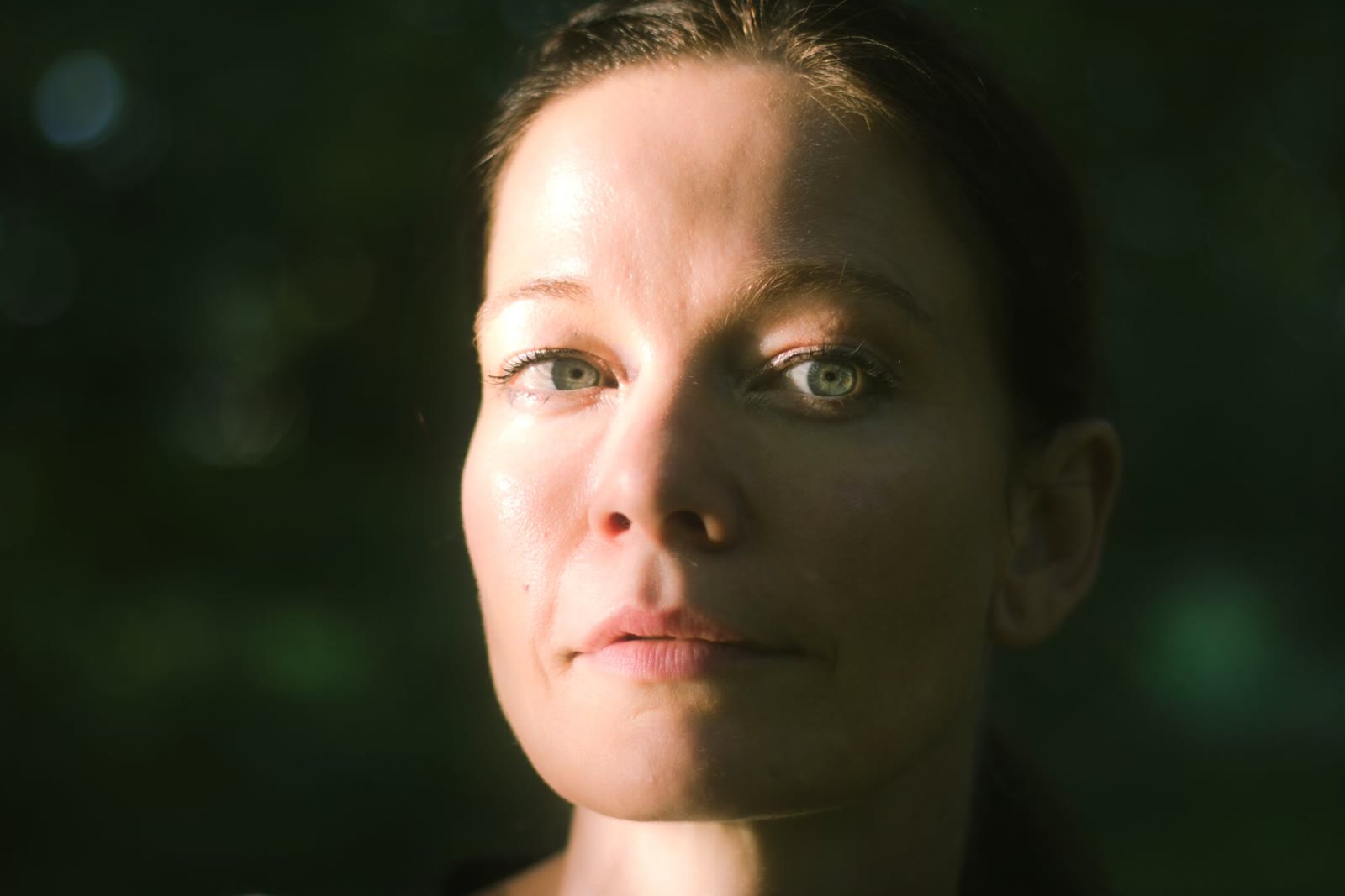 A portrait in warm natural light